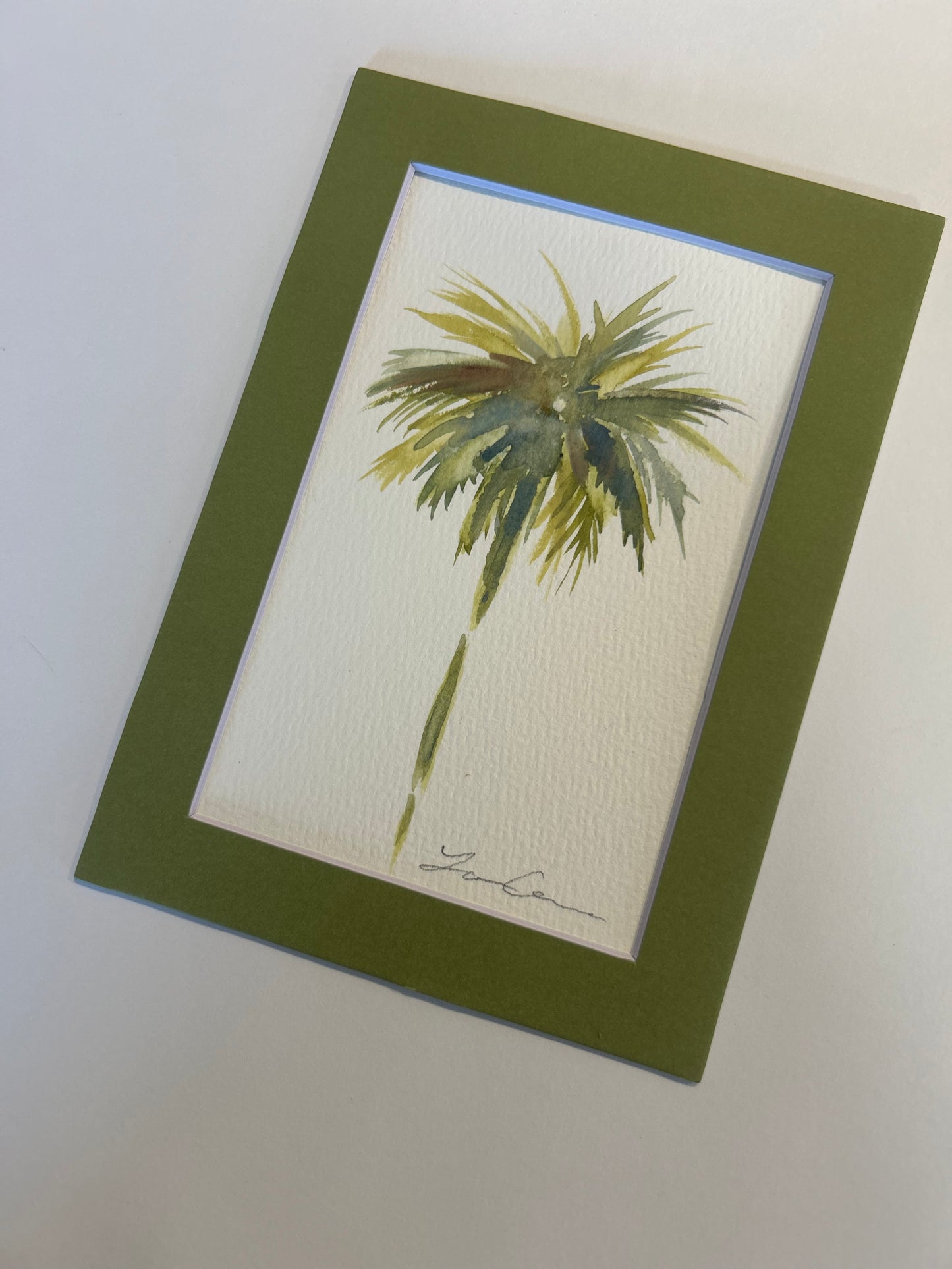 Petite Palm II — 5"x7" Matted
