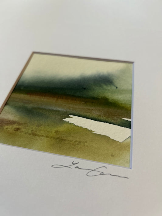 Where the Water Rests — Matted to 8"x8"