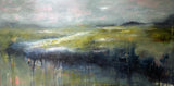 Silver Lining — 24"x48" mixed media on canvas
