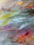 Lavender Fields — 36"x36" mixed media on canvas