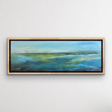 Crystal Clear — 6"x18" mixed media on wood board