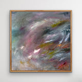 Lavender Fields — 36"x36" mixed media on canvas