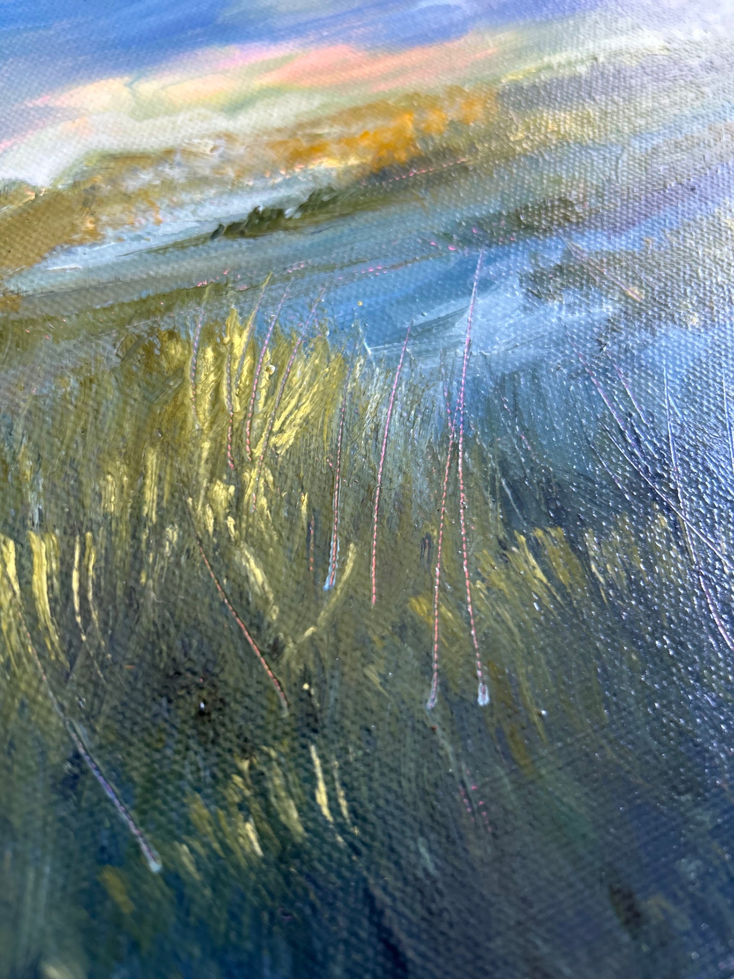 Morning Has Broken — 8"x8" on canvas