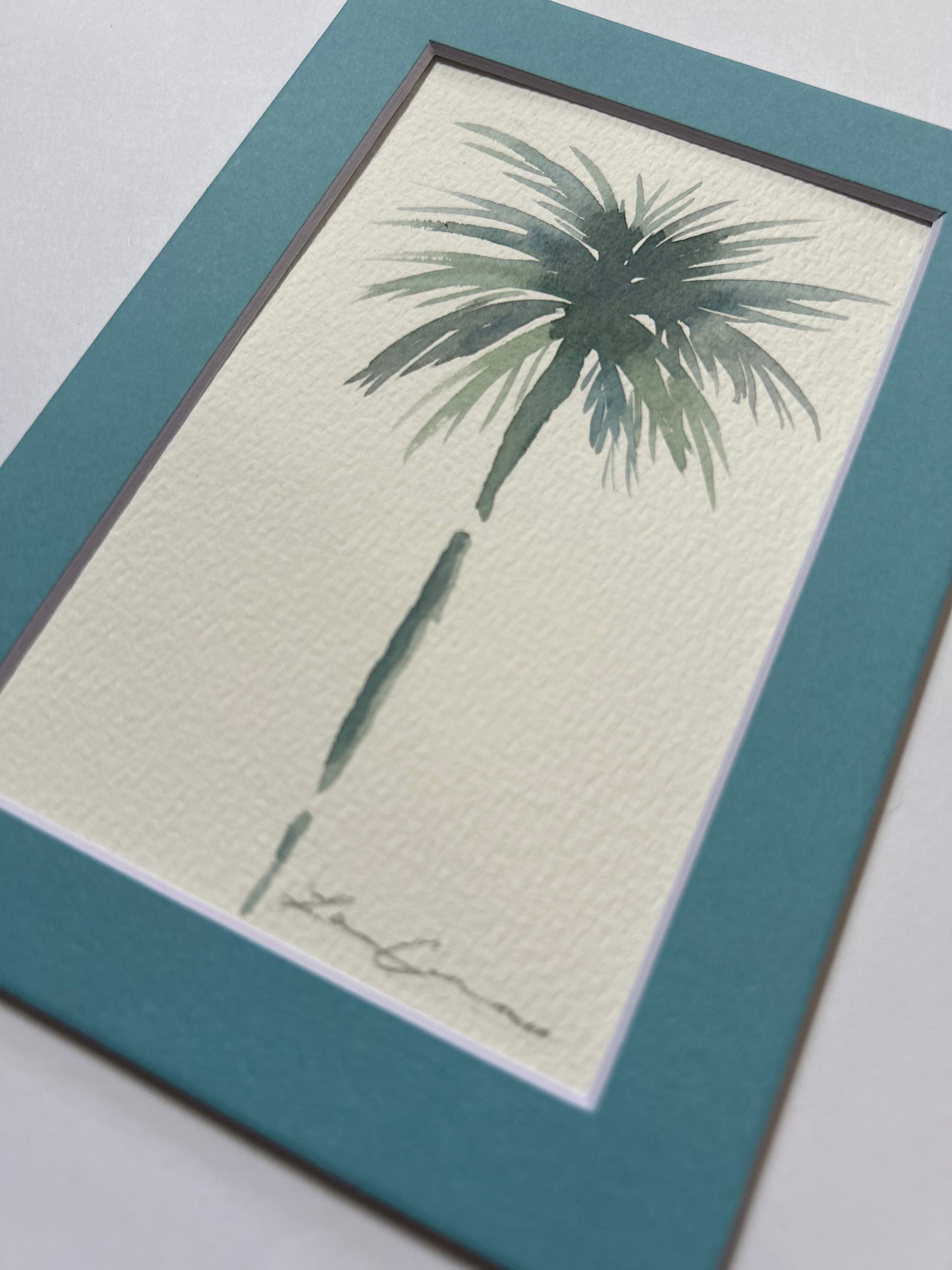 Petite Palm III — 5"x7" Matted
