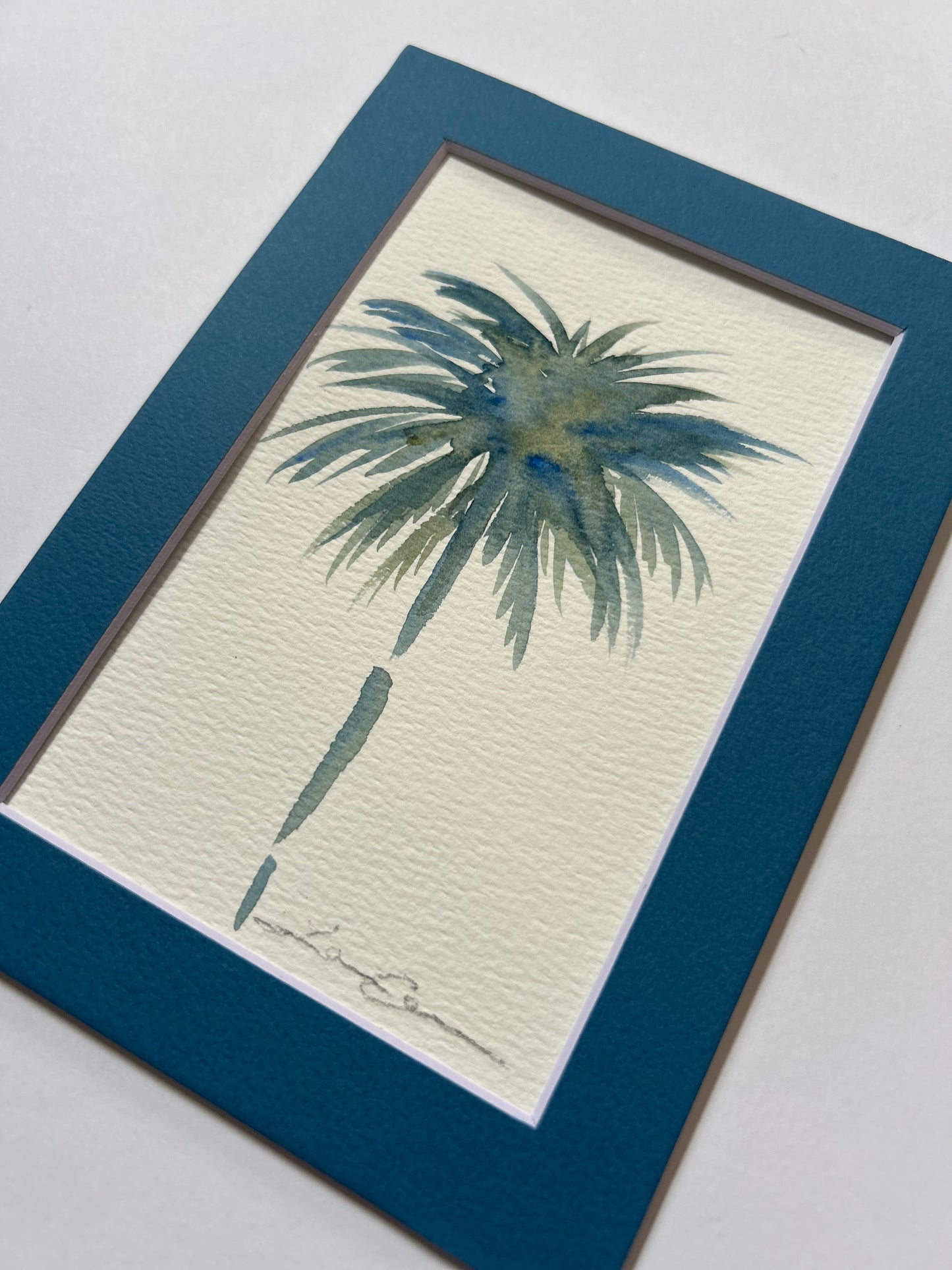 Petite Palm V — 5"x7" Matted