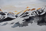 "Winter's Glow" (Switzerland) 6" x 11"