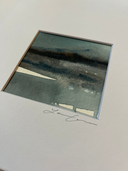 Chilly Morning in Virginia  — Matted to 8"x8"