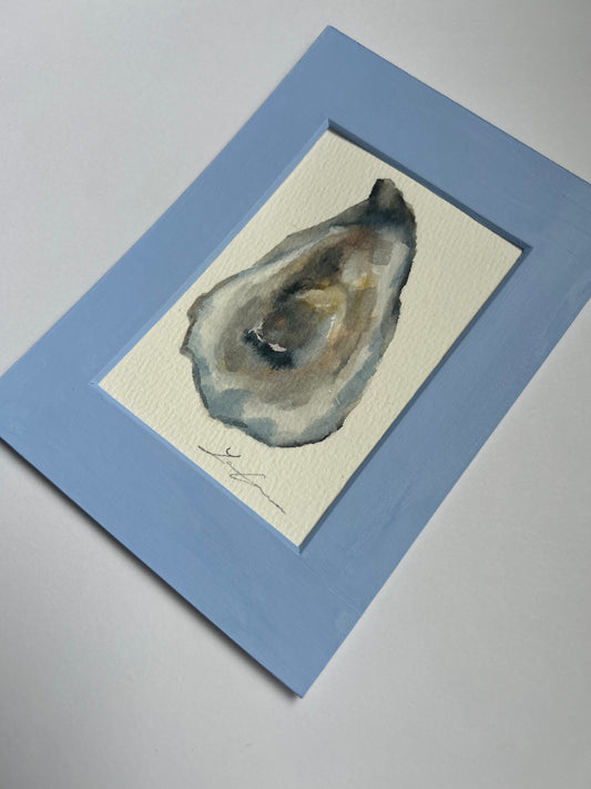 Oyster V  — 5"x7" Matted
