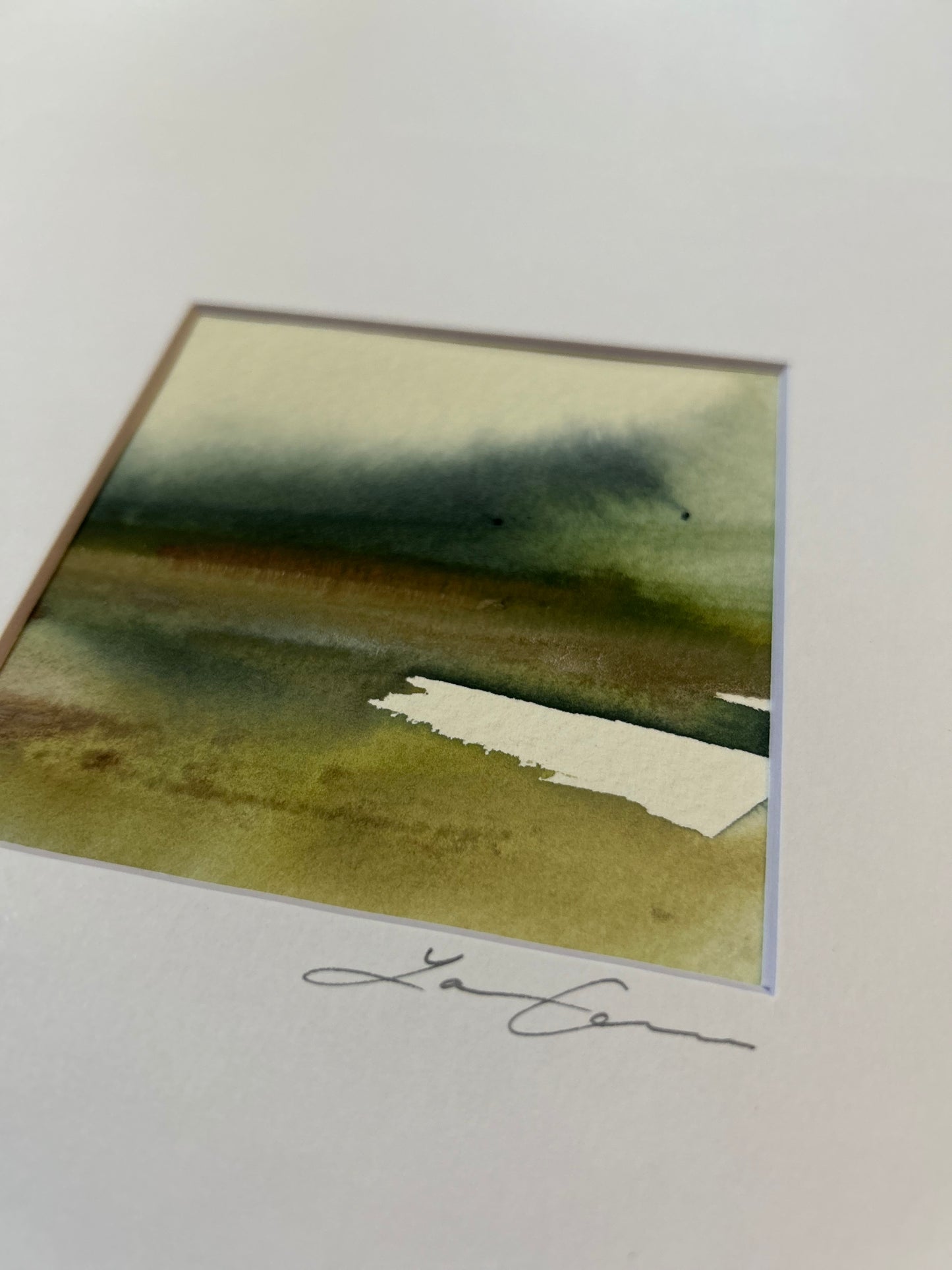 Where the Water Rests  — Matted to 8"x8"