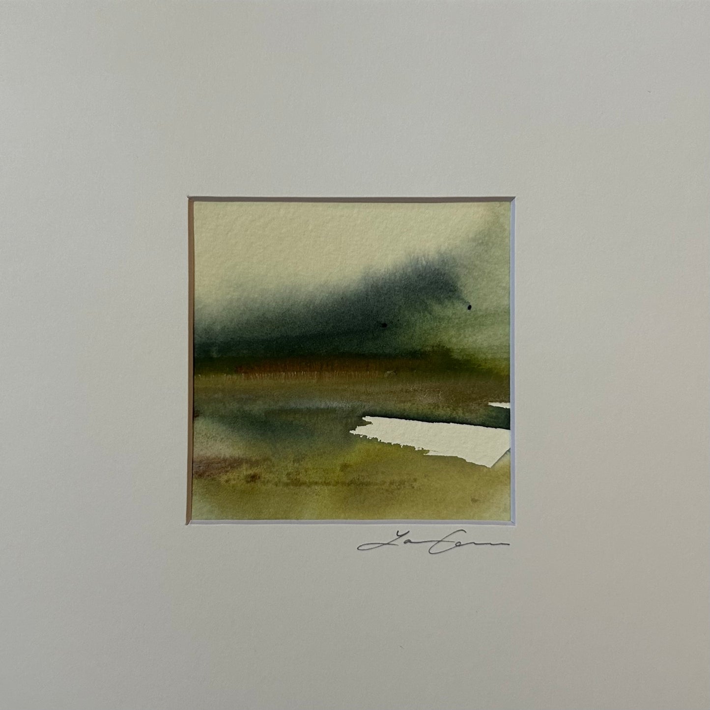 Where the Water Rests  — Matted to 8"x8"