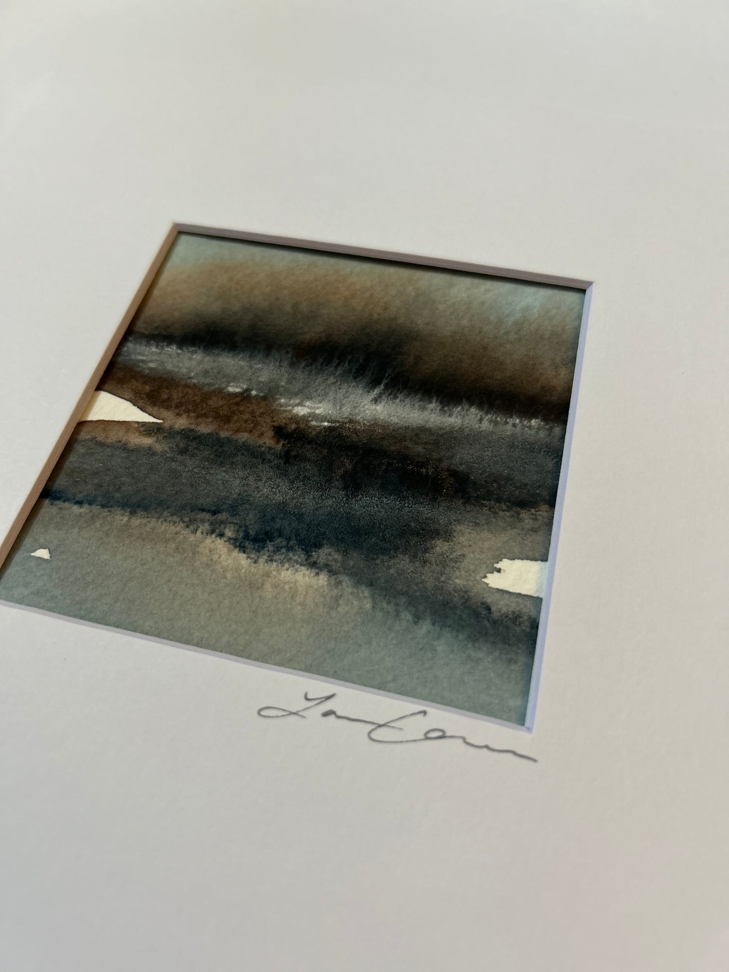 Frosty Horizon  — Matted to 8"x8"