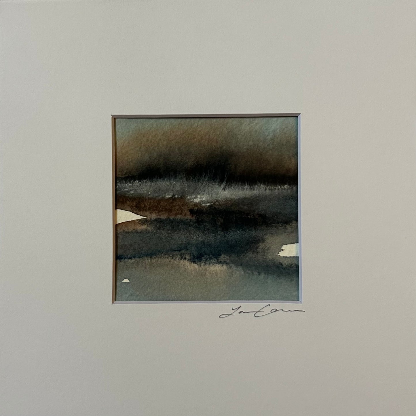 Frosty Horizon  — Matted to 8"x8"