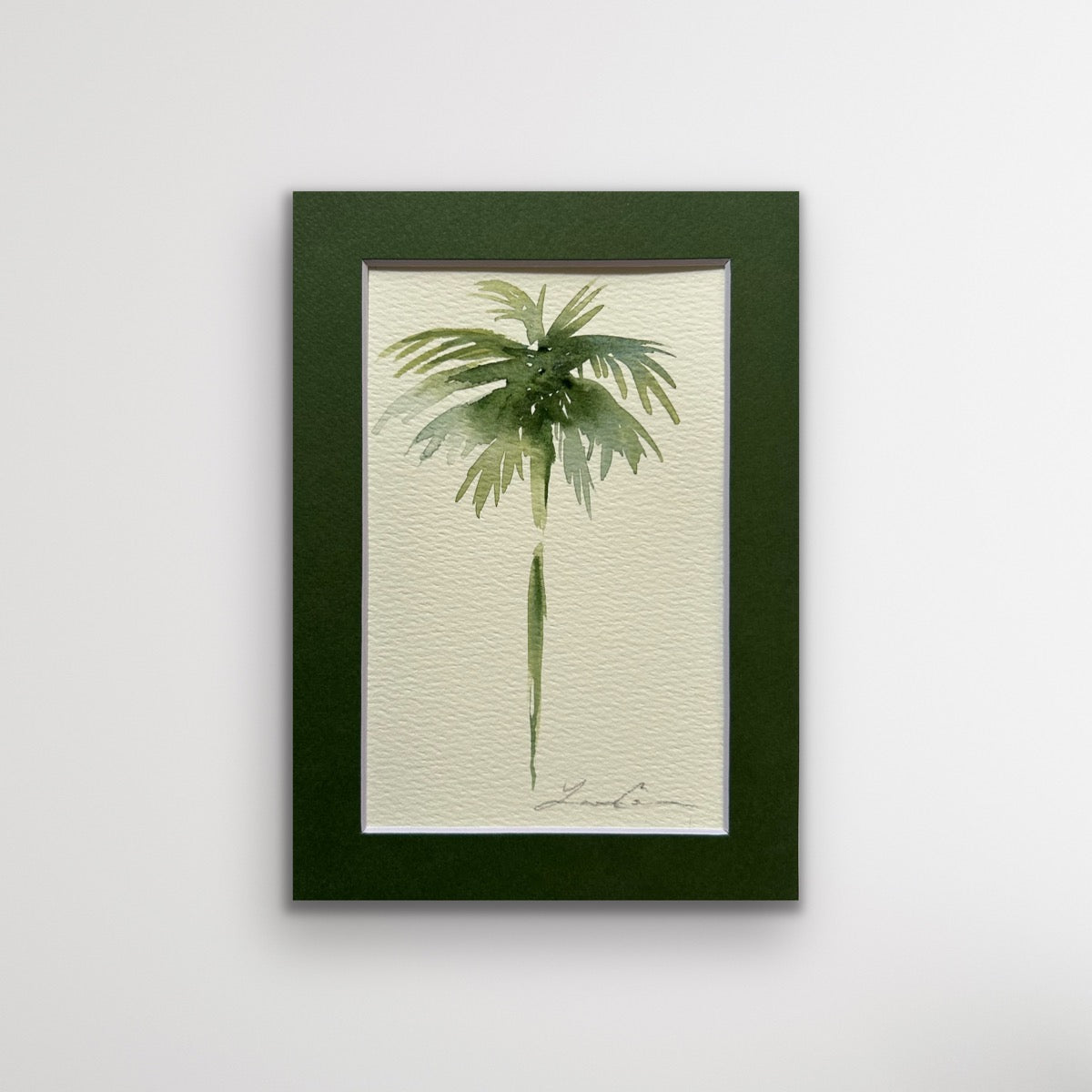 Petite Palm IV  — 5"x7" Matted