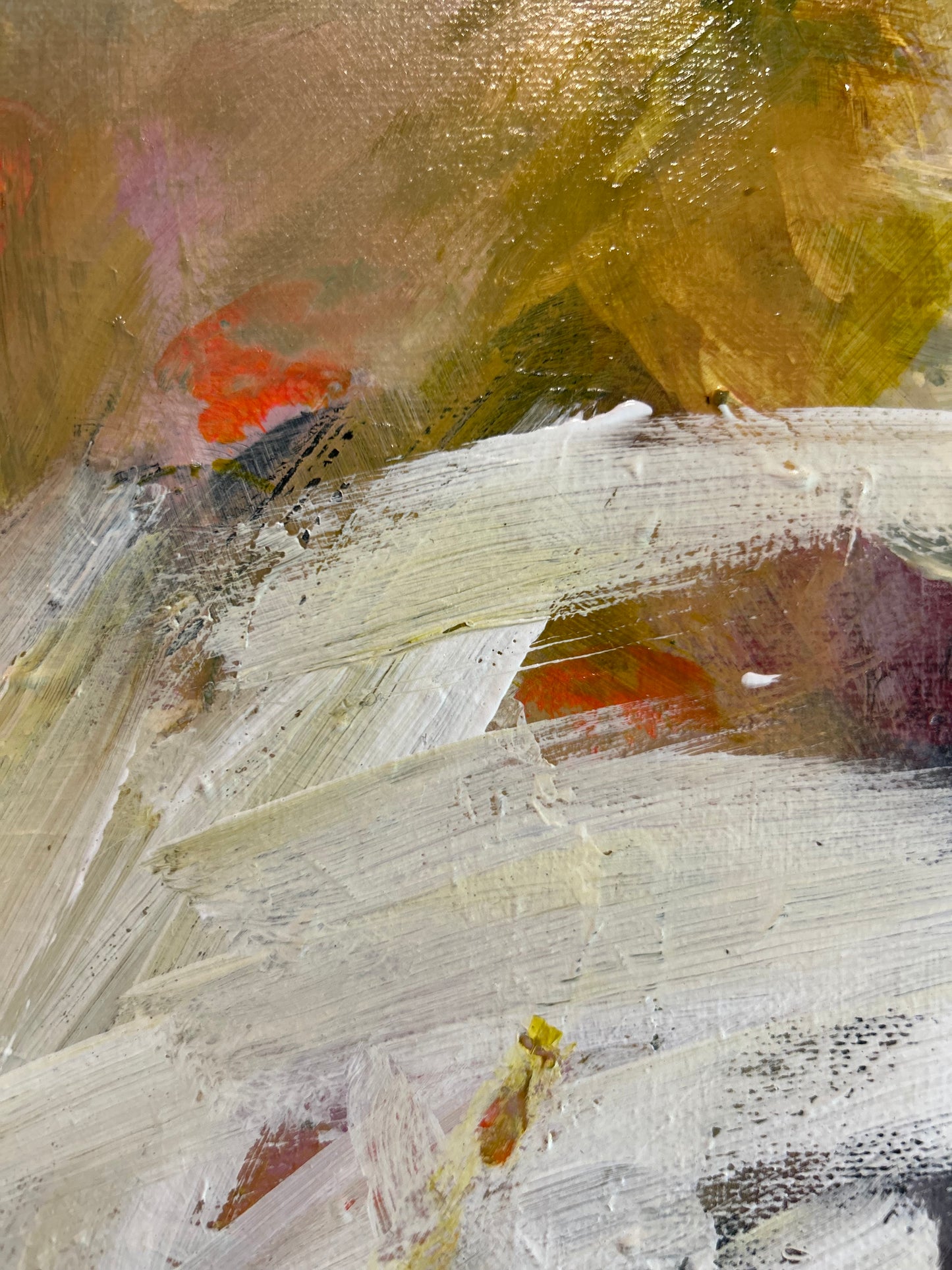 Electric — 12"x12" mixed media on canvas