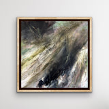 Granitescape — 10"x10" mixed media on canvas