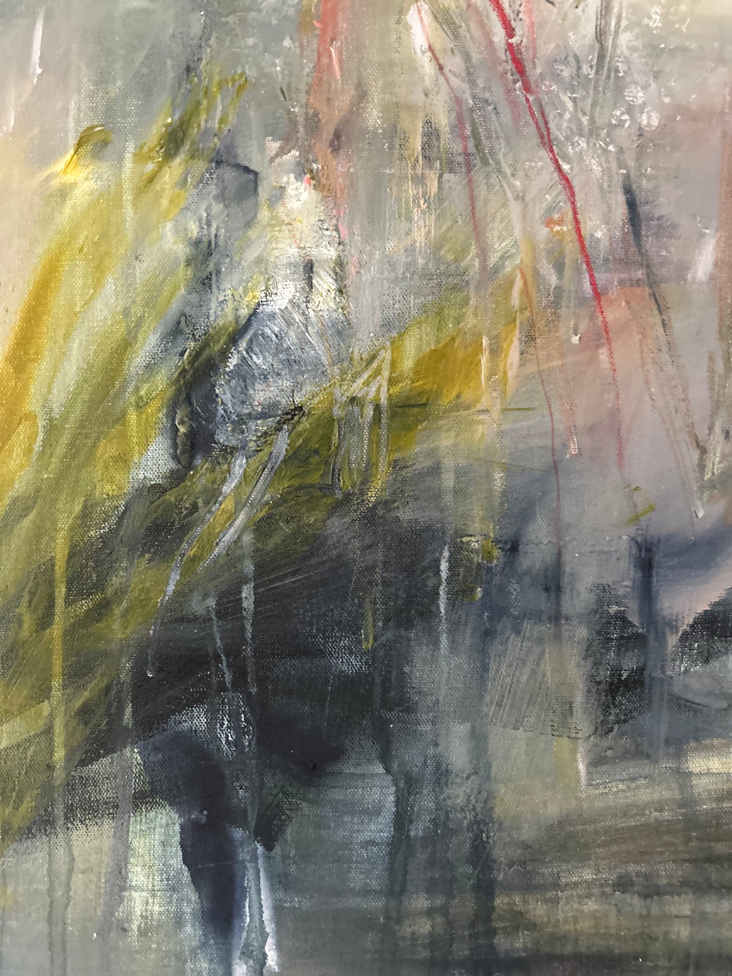 Intimacy — 22"x28" mixed media on canvas