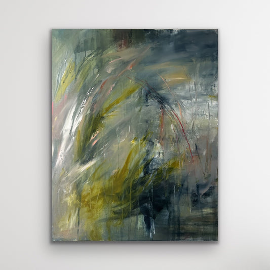 Intimacy — 22"x28" mixed media on canvas