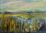 River Reeds — 5"x7" on canvas