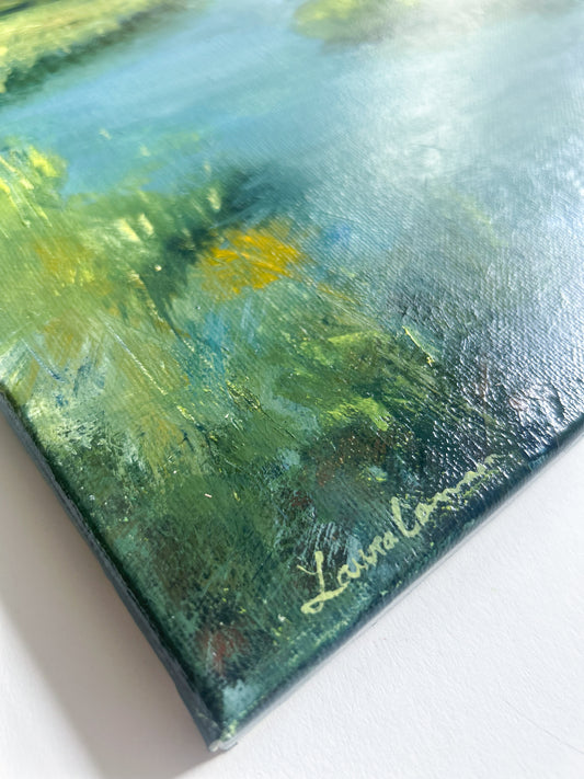 Spring Blooms — 12"x12" on canvas