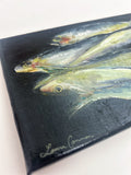 Sardines III — 5"x7" on canvas