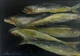 Sardines III — 5"x7" on canvas