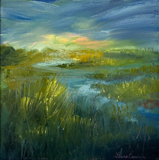 Morning Has Broken — 8"x8" on canvas