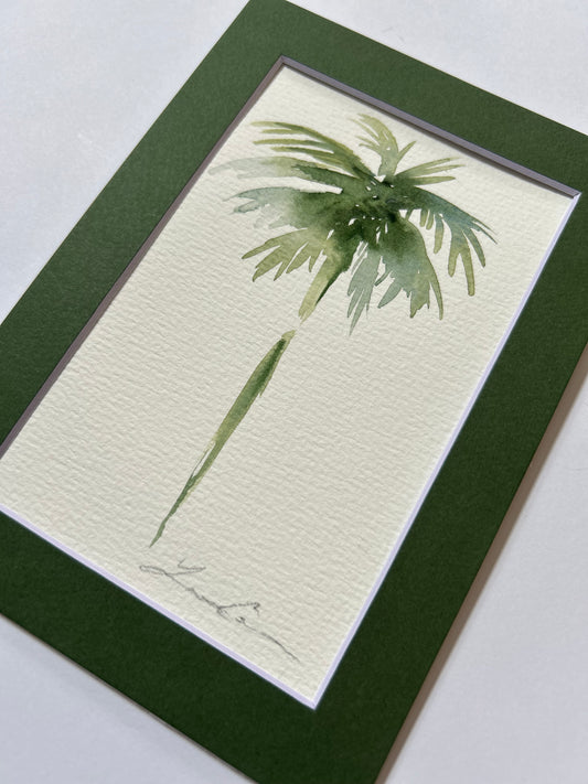 Petite Palm IV  — 5"x7" Matted