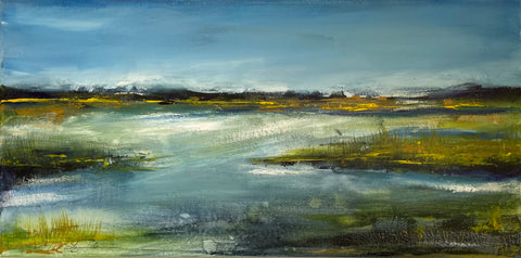 "Spring Time at the Refuge"--10"x20" on canvas