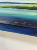 "Shades of Blue"--10"x20" on canvas