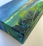 Algae Bloom--4"x6"x1.5" on Canvas