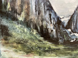 "Fiordland National Park" (South Island, NZ) 24" x 30" x .75" on canvas