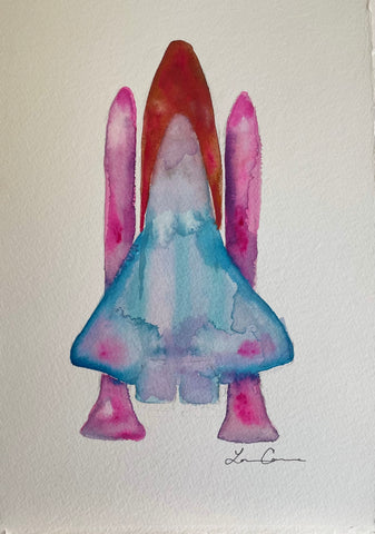"Space Shuttle Pinks"--8" x 11"