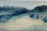 Foggy Lake--4"x6"x1.5" on Canvas