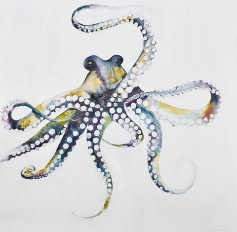 Rainbow Octopus - 40"x 40"